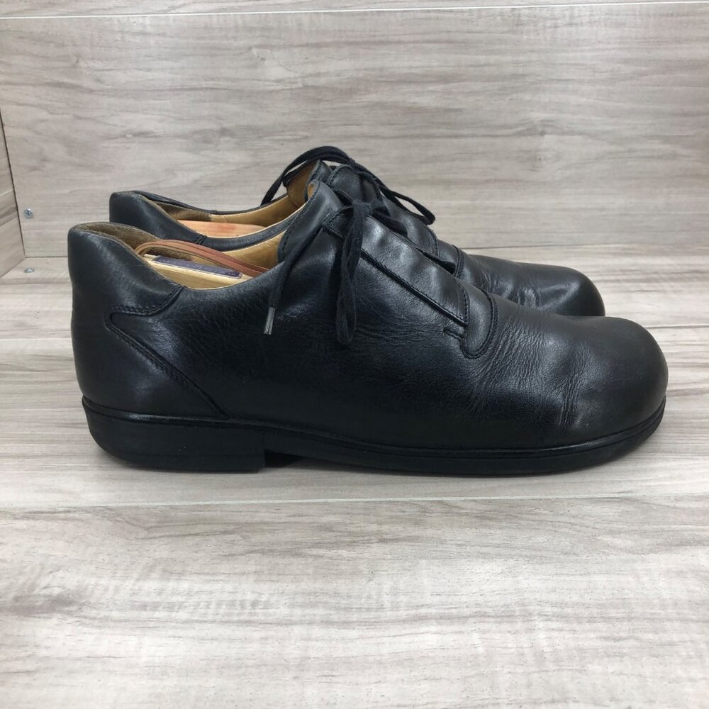 Highlander Shoes Mens EU 43 Black Leather Lace Up